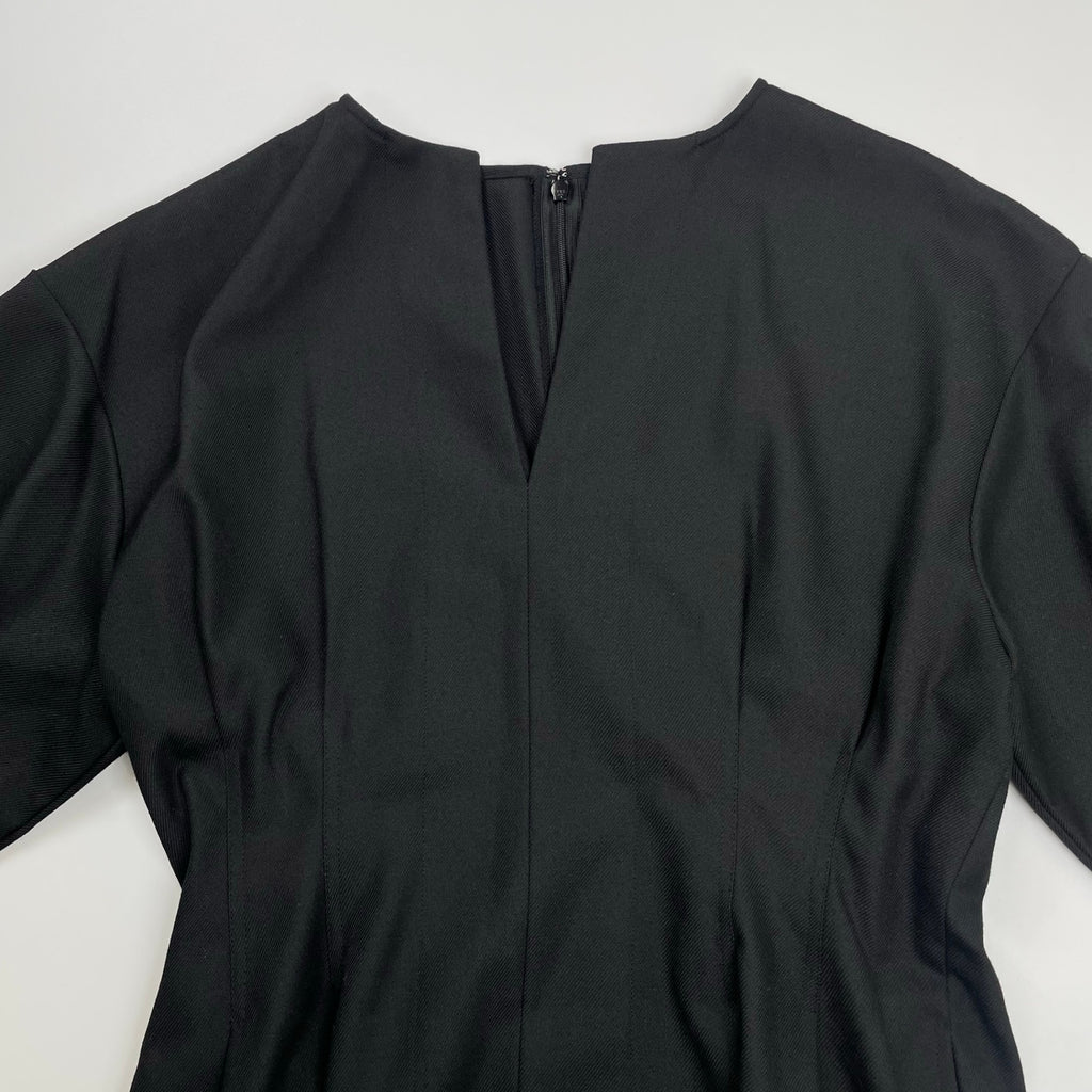 VERMEIL par IENA ヴェルメイユ パー イエナ / P/Ryツイルウエストシェイプ パフスリーブワンピース 参考定価：25,000+tax SIZE:40