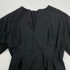 VERMEIL par IENA ヴェルメイユ パー イエナ / P/Ryツイルウエストシェイプ パフスリーブワンピース 参考定価：25,000+tax SIZE:40