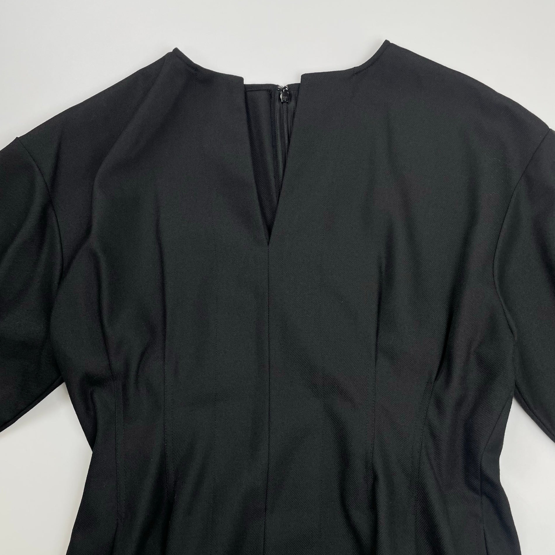 VERMEIL par IENA ヴェルメイユ パー イエナ / P/Ryツイルウエストシェイプ パフスリーブワンピース 参考定価：25,000+tax SIZE:40