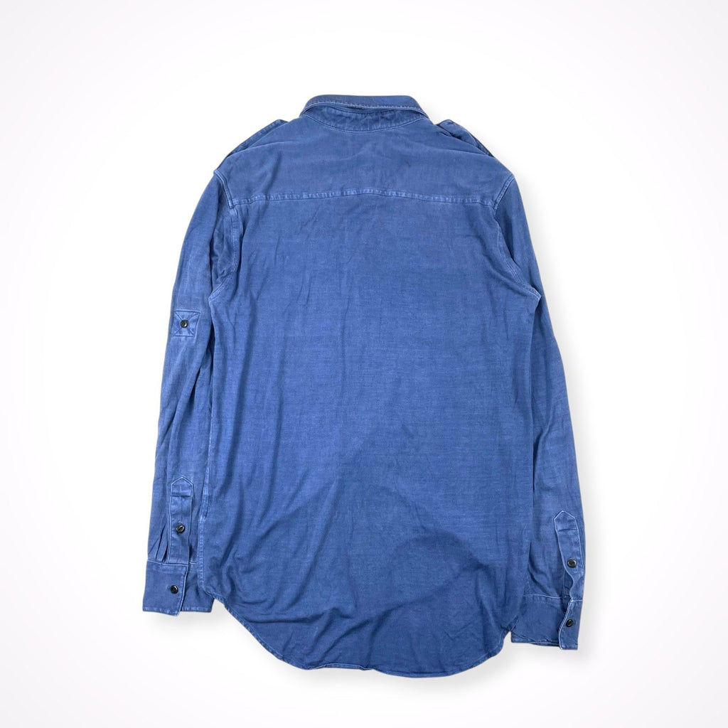 POLO RALPH LAUREN / シルクミリタリーシャツ 参考定価：35,000程度 SIZE:S