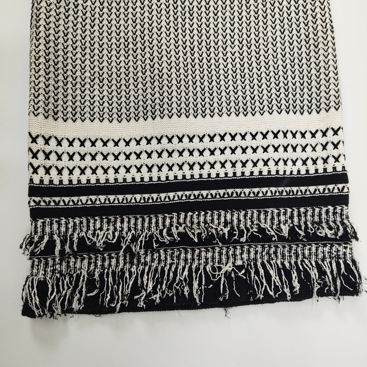 PAULE KA / フリンジコットン Aラインドレス 参考定価：110,000程度 SIZE:S