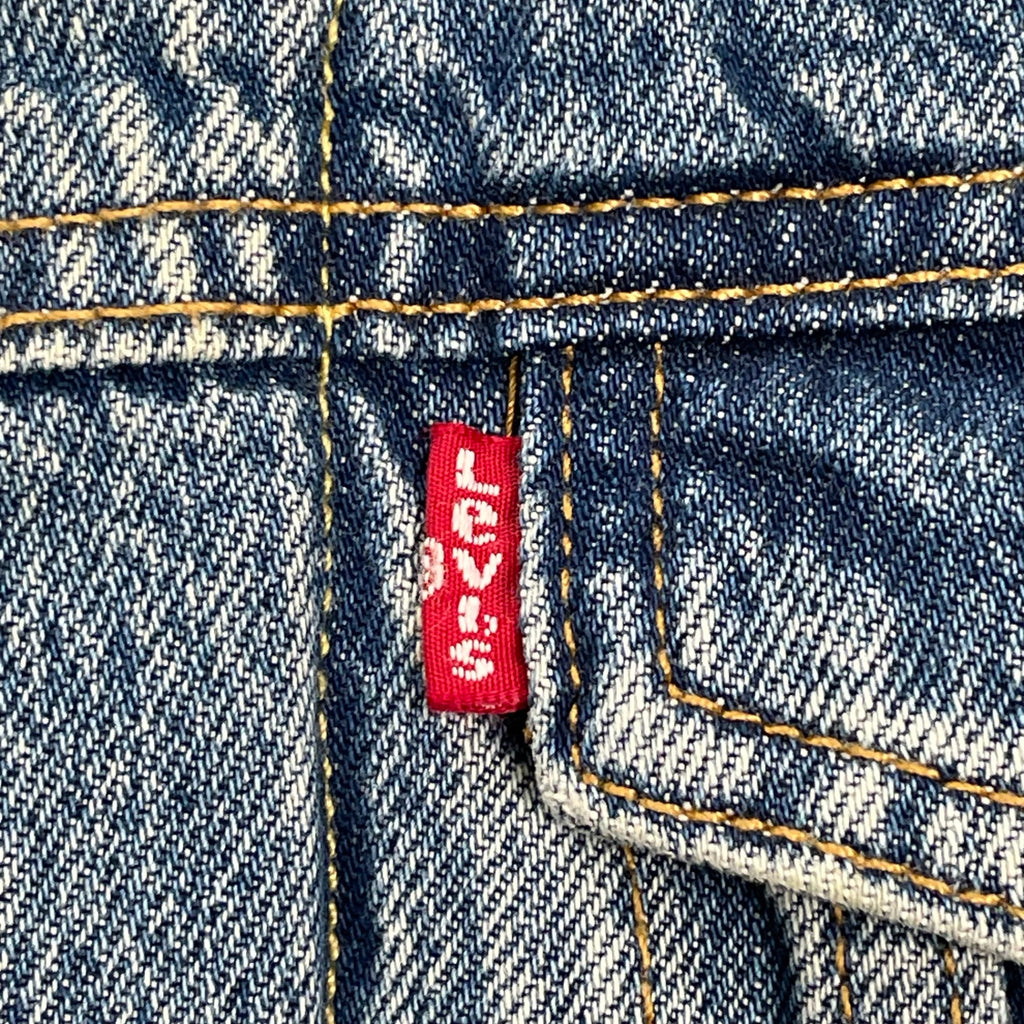 Levi's × MICKEY MOUSE リーバイス ミッキーマウス DISNEY ディズニー / コラボ トラッカージャケット ランチジャケット ミッキー90周年 参考定価：15,000+tax SIZE:S