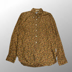 engineered garments エンジニアドガーメンツ / 総柄ボタンダウンシャツ 小花柄 マチ付 SIZE:S