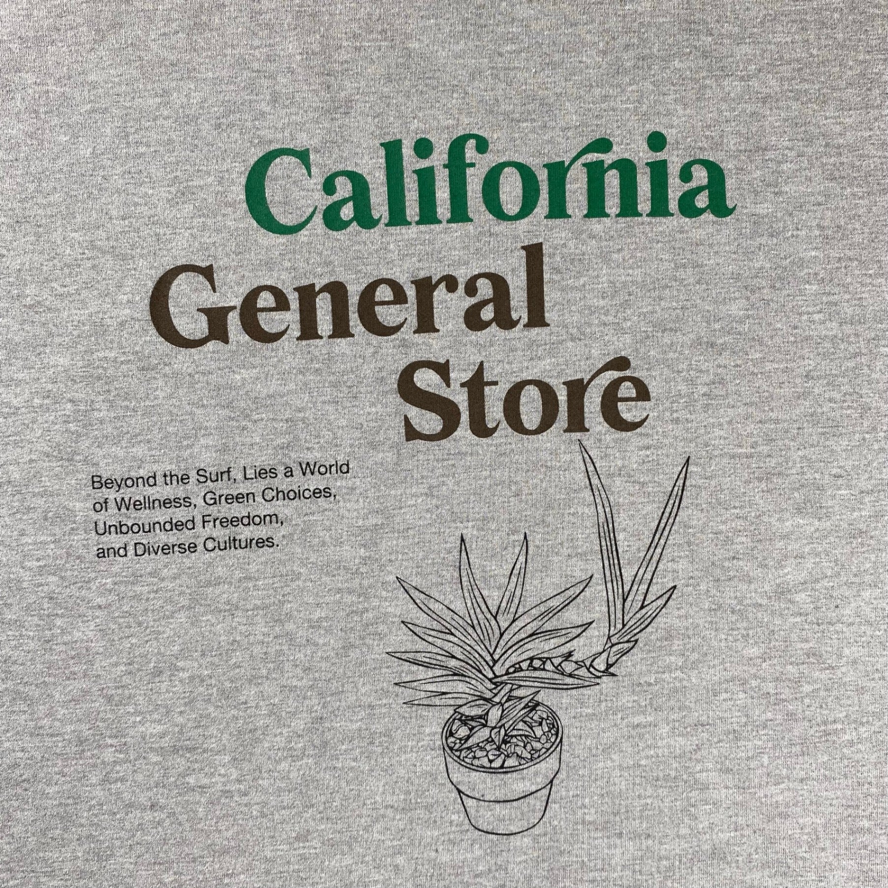 California General Store カリフォルニア ジェネラル ストア CGS / プラント ツリーラック Tシャツ イージーケア SIZE:M