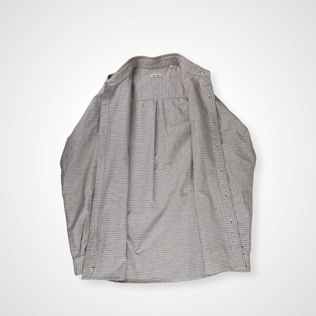 Steven Alan スティーブンアラン / OXFORD TATTERSALL REGULAR COLLAR SHIRT-NERD 参考定価：16,000+tax SIZE：L