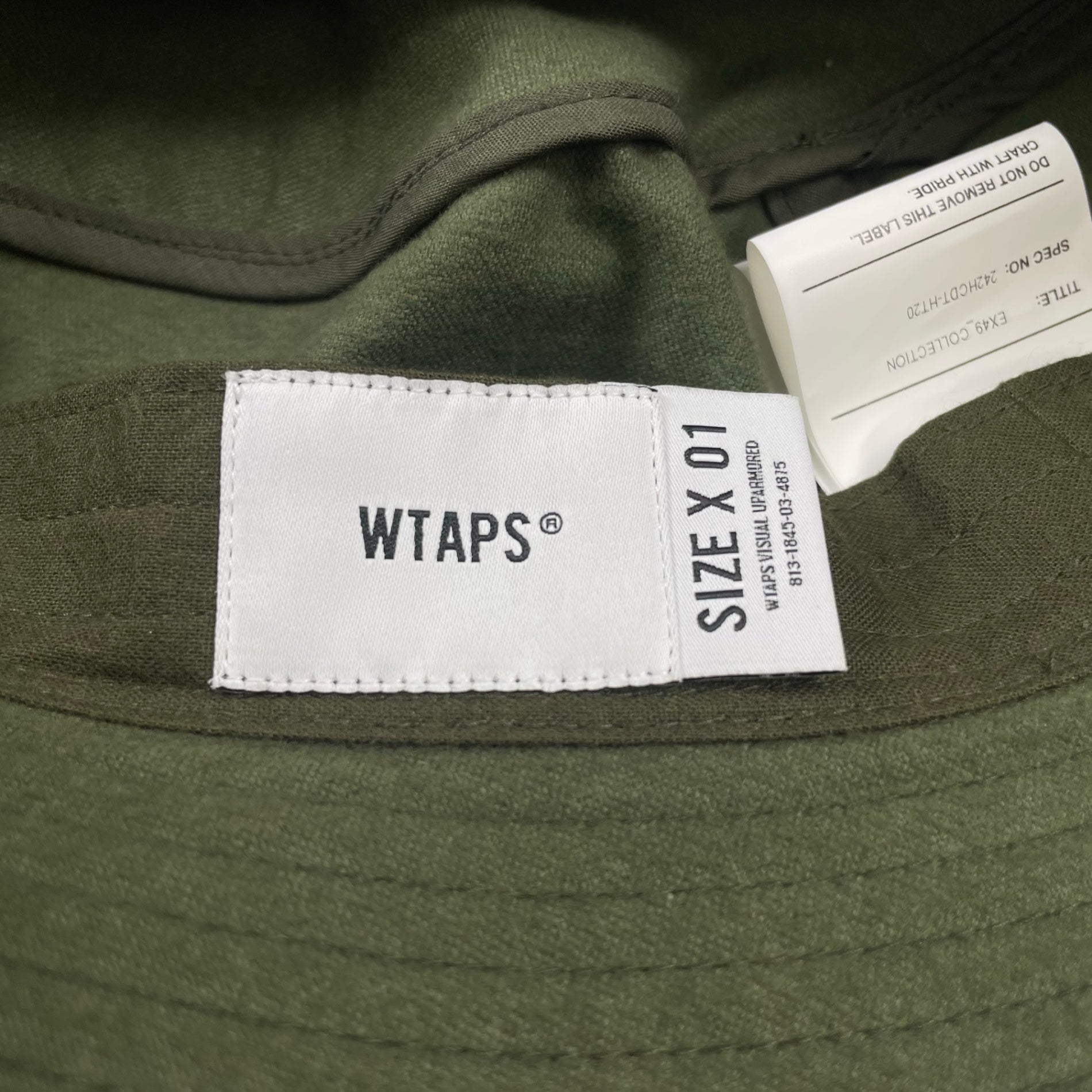 WTAPS ダブルタップス / Jungle / Hat / Cotton Twill カーキ 極美品 24FW