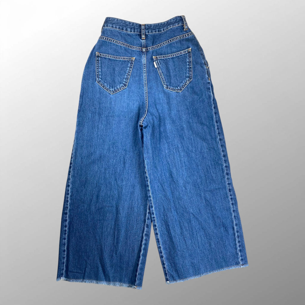 AALTO アールト / Jean with pleats ワイド デニムパンツ カットオフ SIZE:36