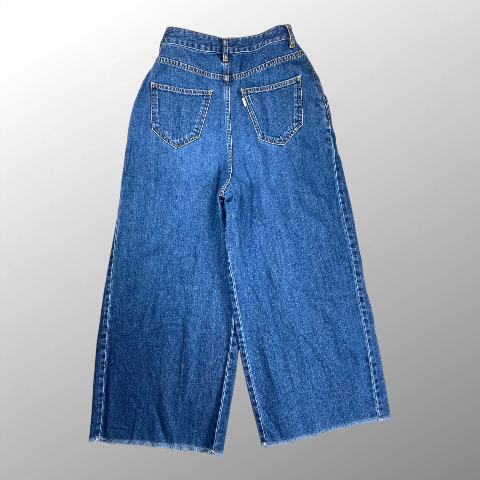 AALTO アールト / Jean with pleats ワイド デニムパンツ カットオフ SIZE:36