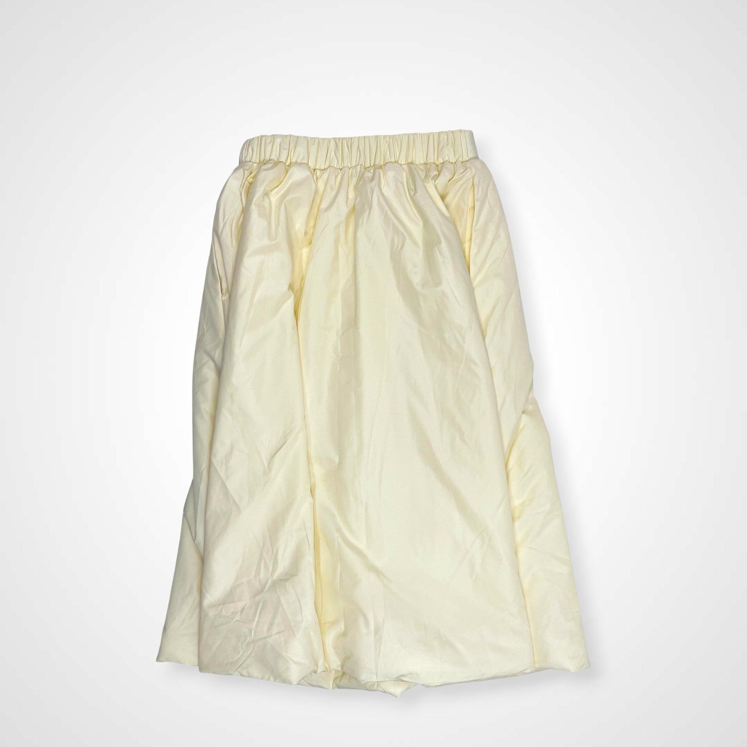 BAUM UND PFERDGARTEN バウムウンドヘルガーテン / Thinsalateスカート イエロー BEAMS取扱い 参考定価：40,000程度 SIZE:36