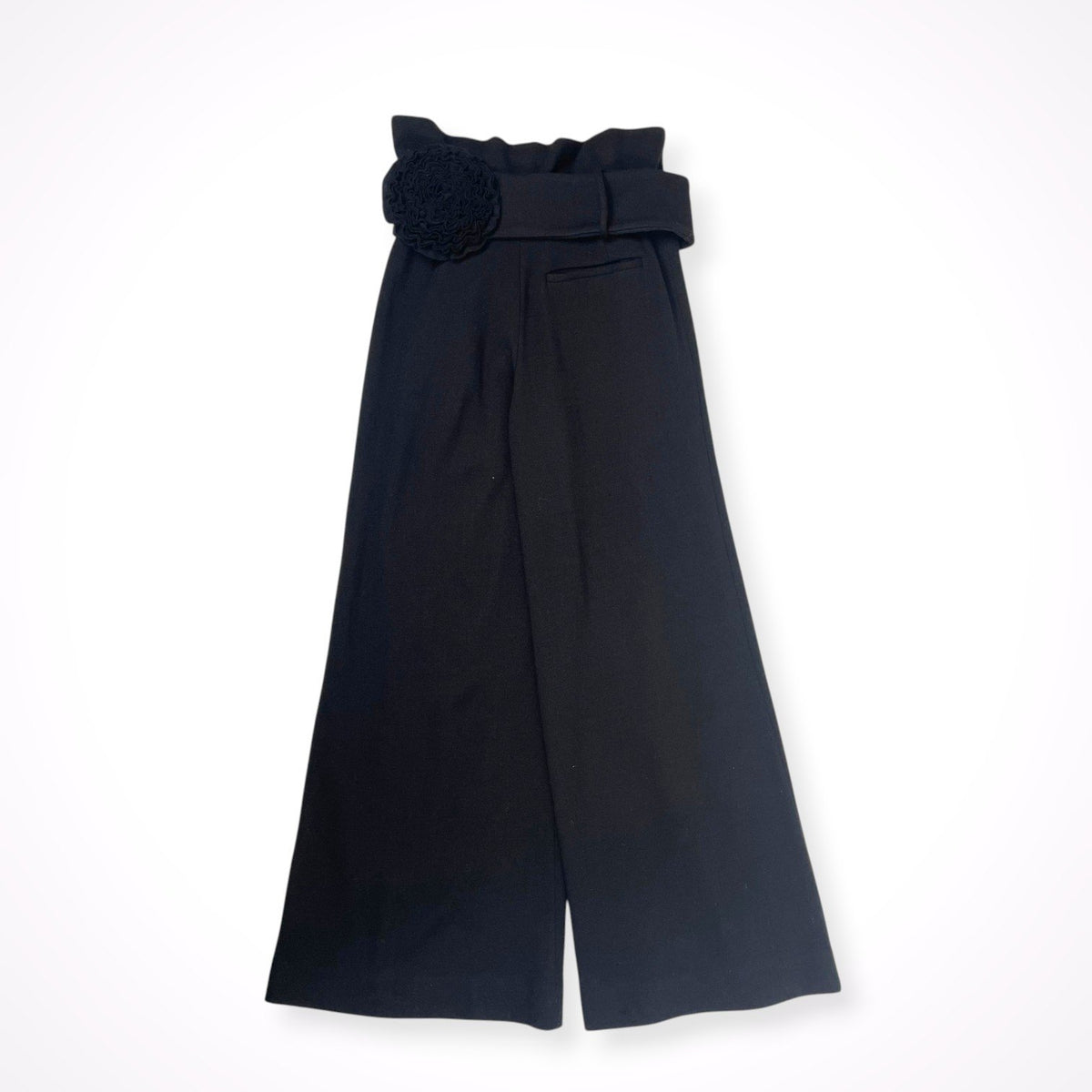 EMPORIO ARMANI / ベルテッドワイドスラックス コサージュベルト 参考定価：85,000程度 SIZE：40