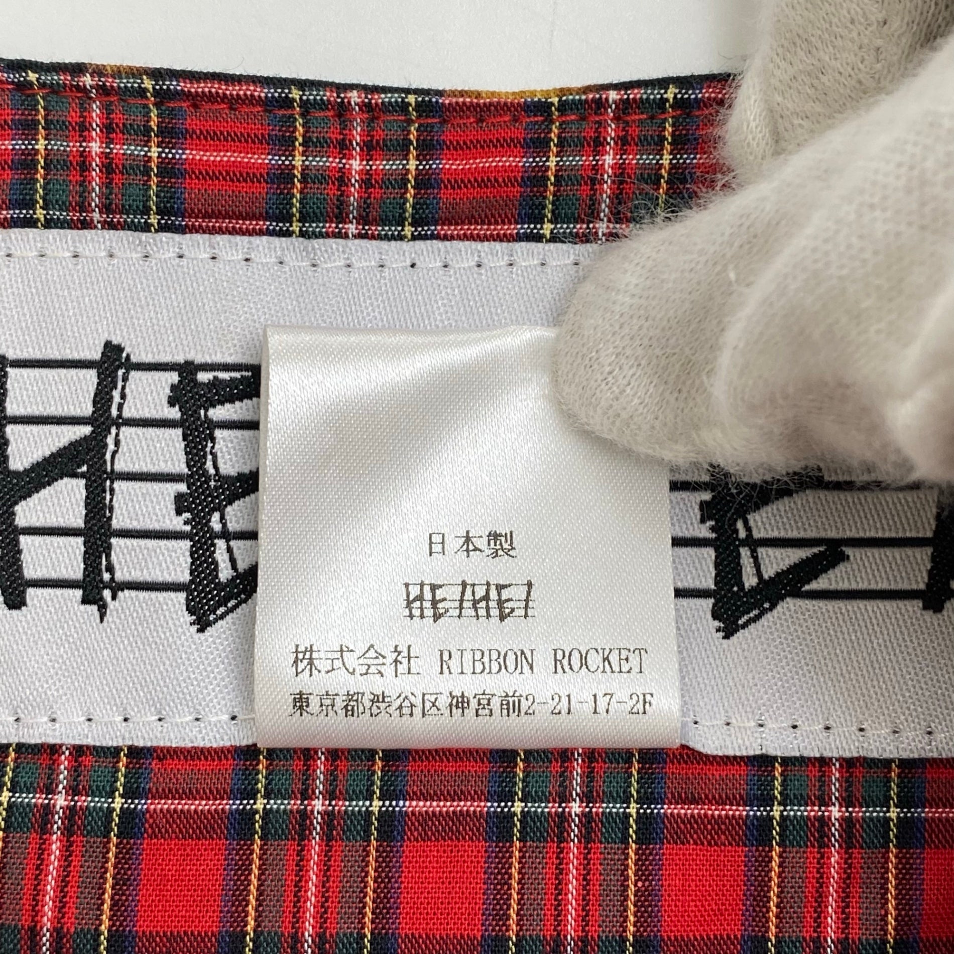 HEIHEI ヘイヘイ / レオパード×チェック 付け襟 原宿系 加藤翔平