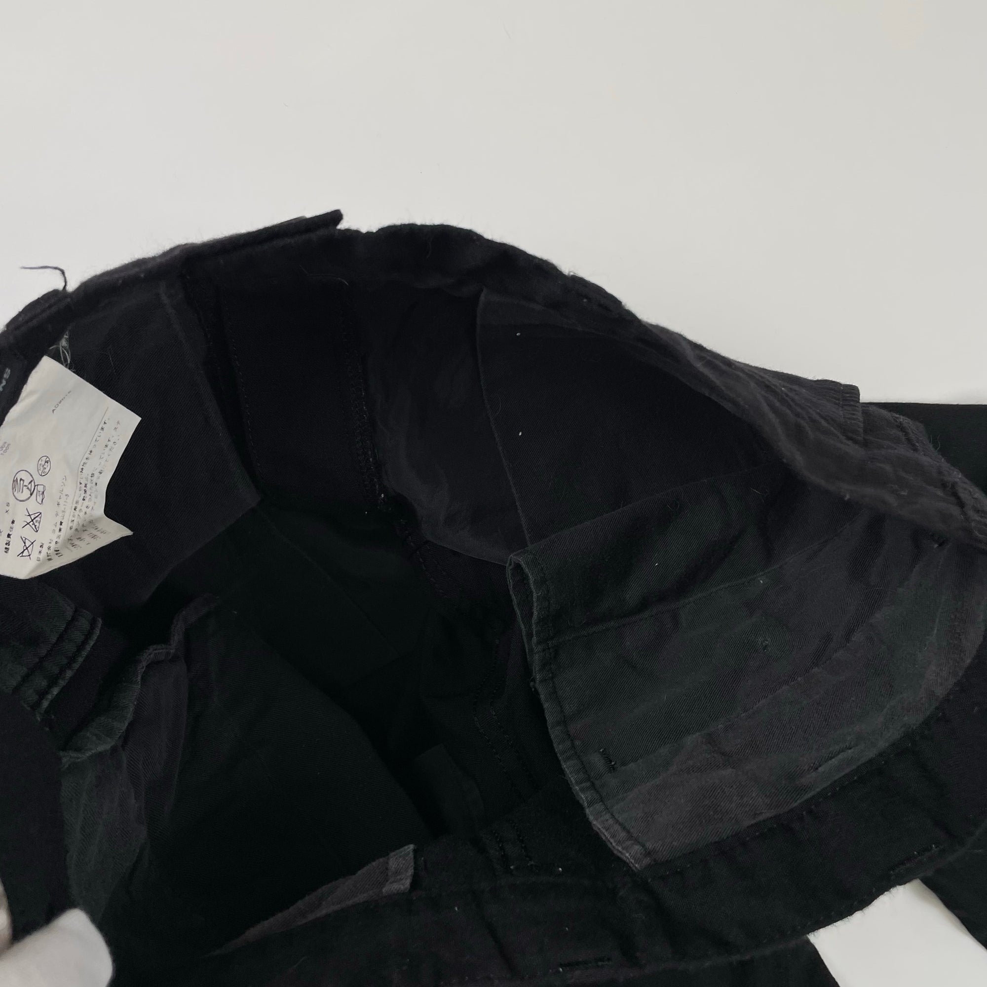 COMME des GARCONS HOMME コムデギャルソンオム / 16SS ウールトロピカルトラウザーズ ブラック HQ-P001 参考定価：40,000程度 SIZE:XS