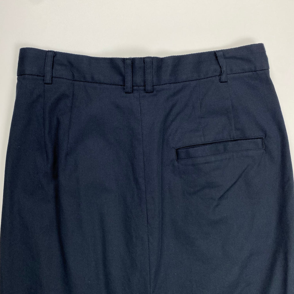 6(ROKU) BEAUTY＆YOUTH ロク ビューティー＆ユース / タックマキシスカート ネイビー 24SS 参考定価：22,000+tax SIZE:38