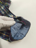 BARACUTA / マドラスチェック リネンシャツジャケット 参考定価：35,000程度 SIZE:42