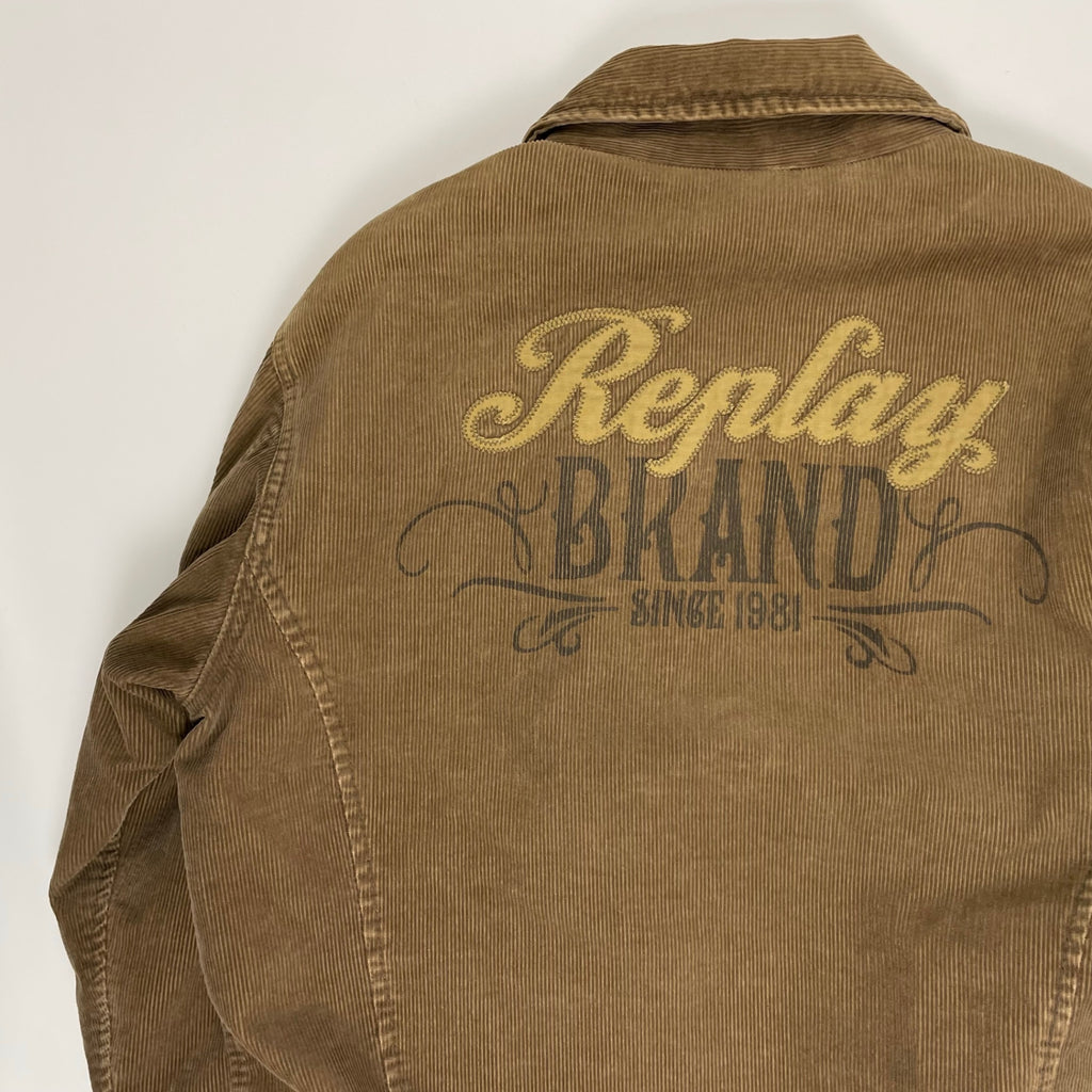 REPLAY リプレイ / ジップアップコーデュロイジャケット SIZE：L