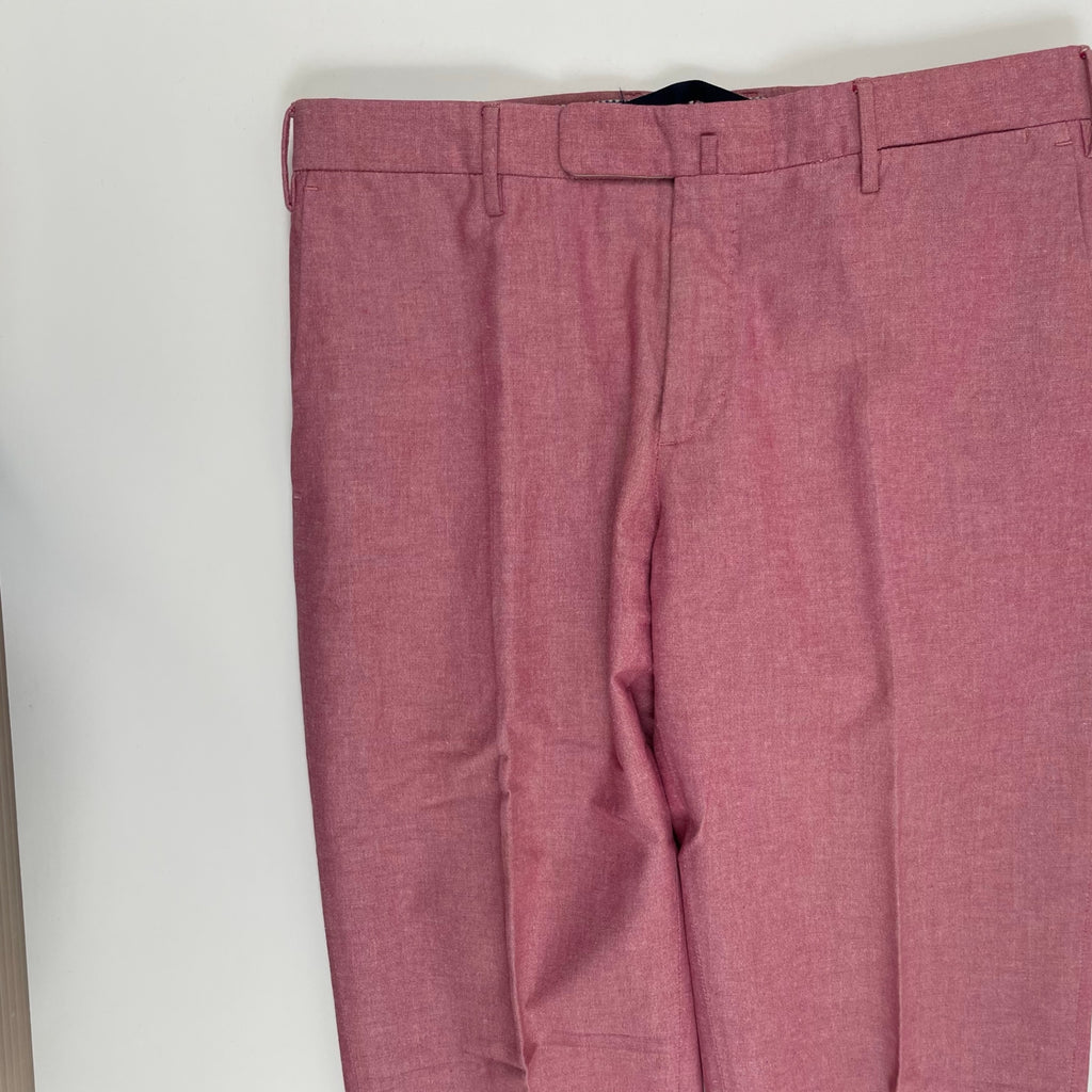 INCOTEX インコテックス / コットンスラックス SLACKS SLIM FIT 001X0 ピンク 参考定価：35,000程度 SIZE:48
