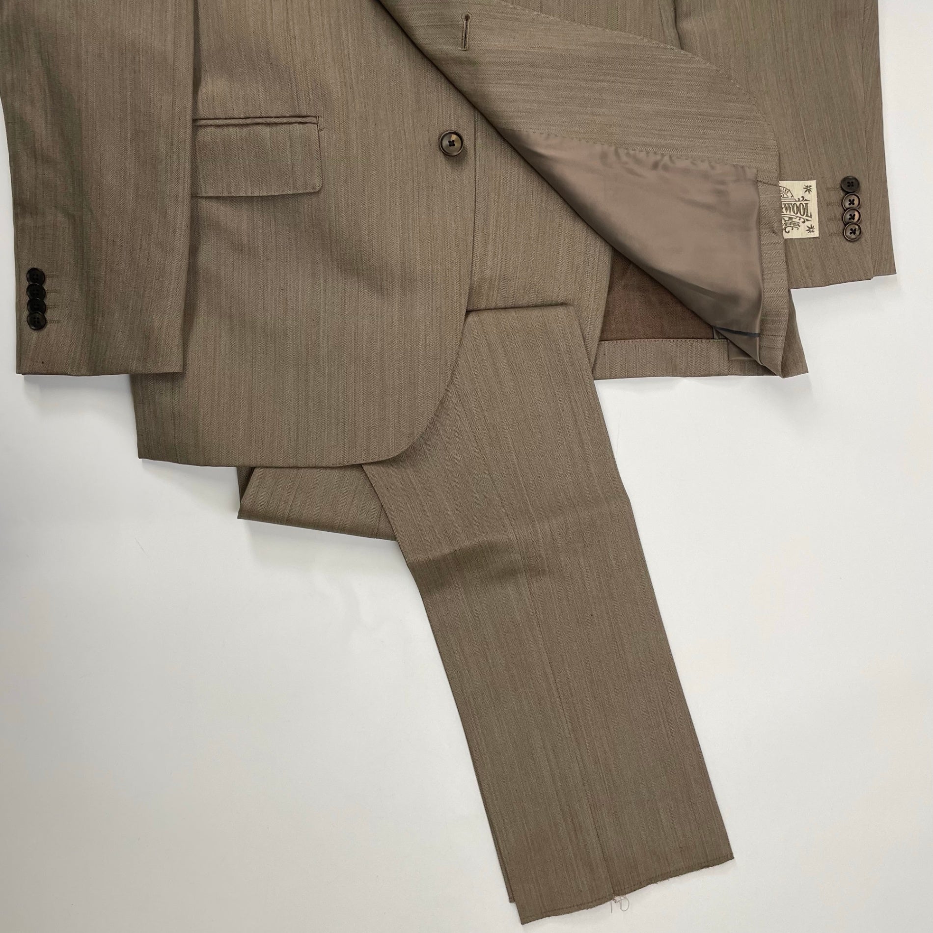 SUITIST スーティスト / ウールリネンセットアップスーツ 未使用品 参考定価：60,000程度 SIZE:XL