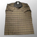 【ユニセックス】 A-POC ABLE ISSEY MIYAKE エイポック エイブル イッセイミヤケ / TYPE-O 002 スチームストレッチ グリッドライトコート ブラウン SIZE：1