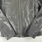 BURBERRY BLACK LABEL バーバリーブラックレーベル / シングルレザーライダースジャケット LUXURY COLLECTION SIZE:L