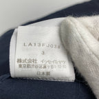 IM MEN ISSEY MIYAKE アイムメン イッセイミヤケ / HYBRID SHIRT オープンカラーシャツ 半袖 ネイビー SIZE:3