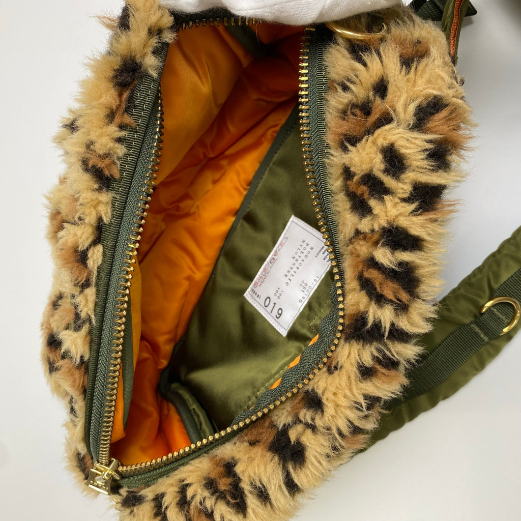 PORTER × sacai ポーター サカイ / FAUX FUR WAIST BAG コラボ  ウエストバッグ 参考定価：64,000+tax