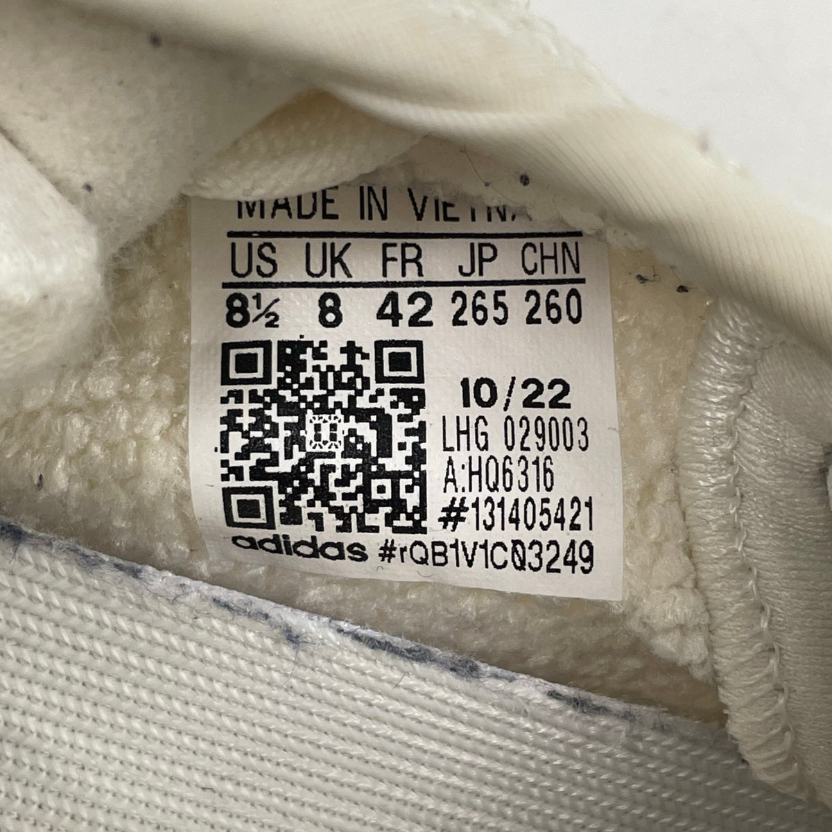 adidas YEEZY / YEEZY Boost 350V2 "Bone"  HQ6316 SIZE:26.5cm