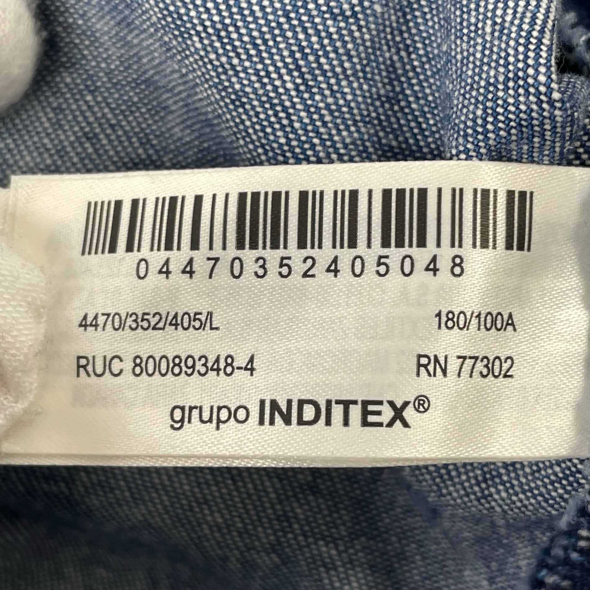 ZARA ORIGINS / デニムスウィングトップ 高級ライン SIZE:L