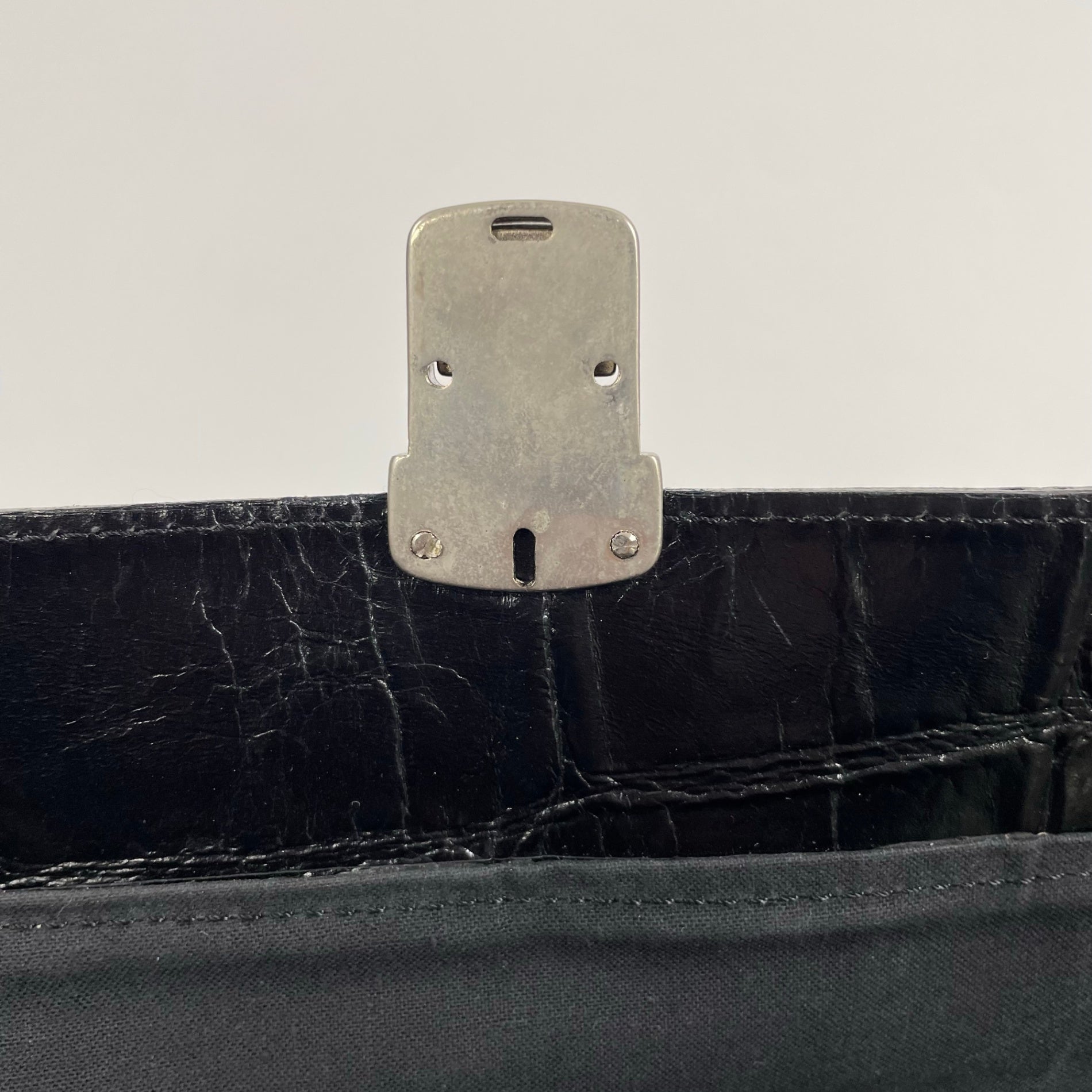 collection PRIVEE? コレクションプリヴェ / レザーボストンバッグ ブラック H.P FRANCE取扱い 参考定価：150,000程度