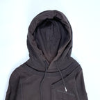 FenG CHen WANG / レイヤードデザインパーカー 参考定価：55,000程度 SIZE:M