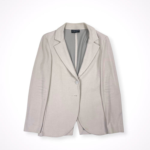 EMPORIO ARMANI / ツイルニットジャケット 参考定価：110,000程度 SIZE:44