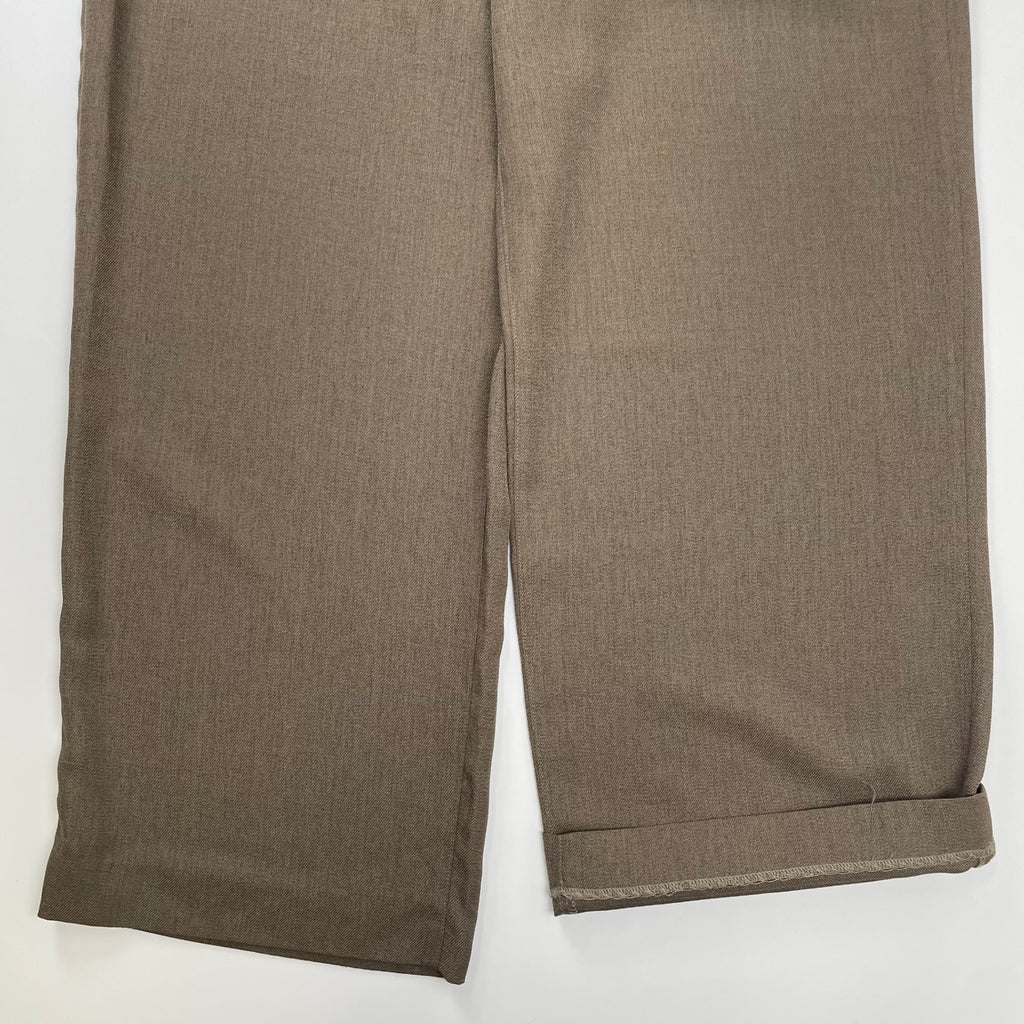 NUMBER NINE ナンバーナイン / PEツイルウエストコードワイドパンツ オリーブ 参考定価：12,000+tax SIZE:3