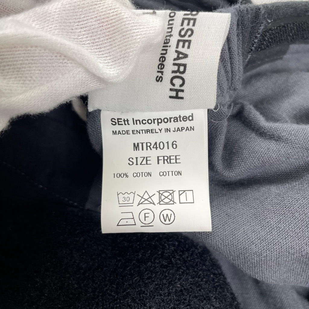 MOUNTAIN RESEARCH マウンテンリサーチ / GAUZE KILT ガーゼキルト 24AW MTR4016 参考定価：25,000+tax