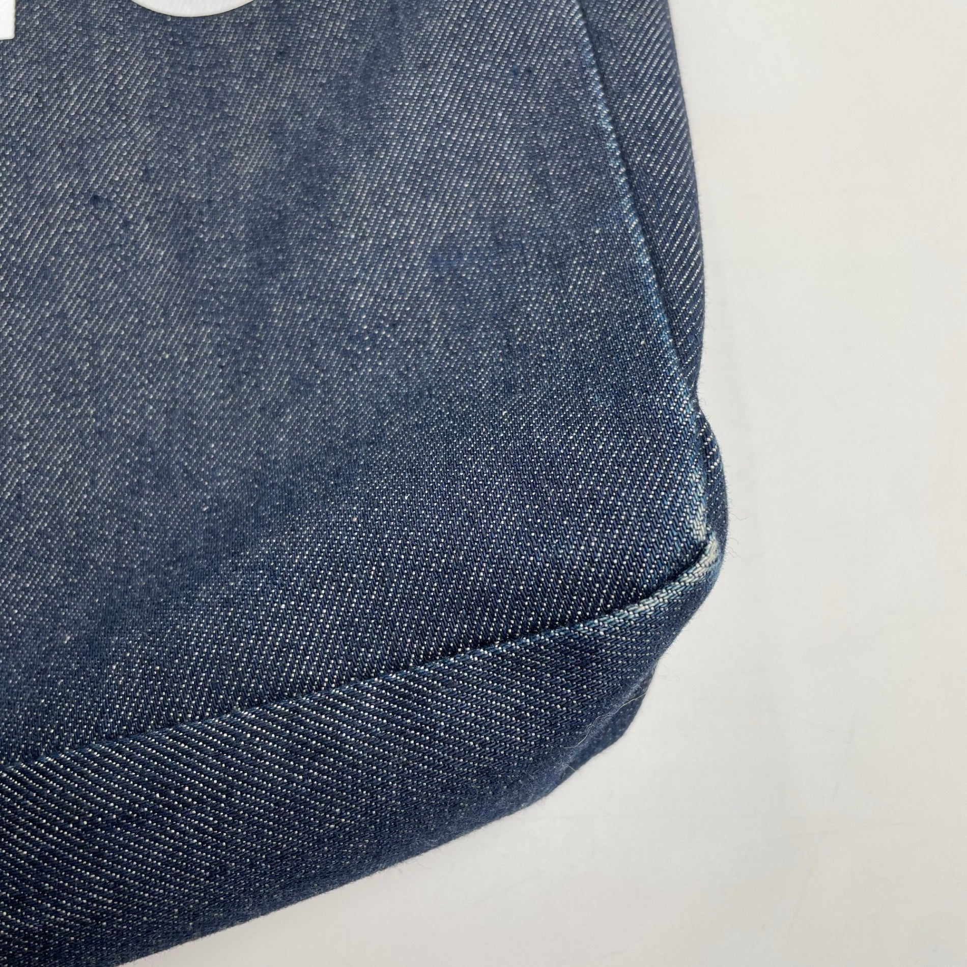 A.P.C. アーペーセー / Logo Print Denim Tote Bag デニムトートバッグ A4対応