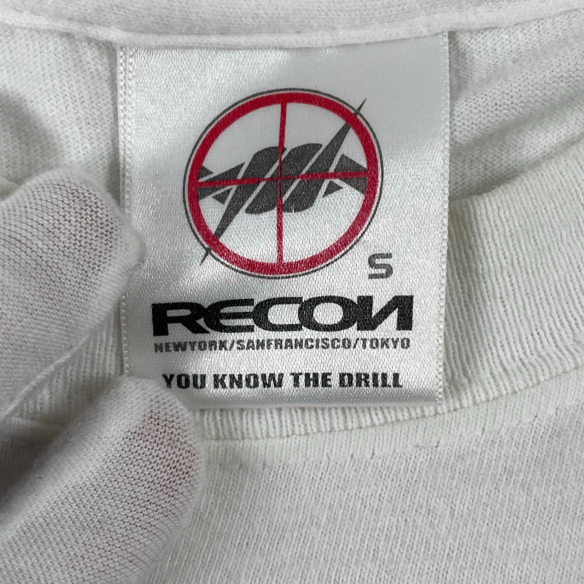 RECON / 90s RECONロゴTEE メタリカロゴ SIZE:S