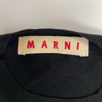 MARNI マルニ / クロップドバイカラーニット 参考定価：80,000程度 SIZE:44