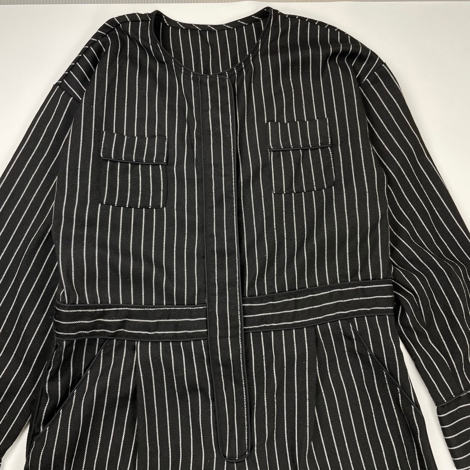 myl マイル / my jumpsuit -月光- ジャンプスーツ ホワイト×ブラック 参考定価：25,000程度 SIZE:FREE