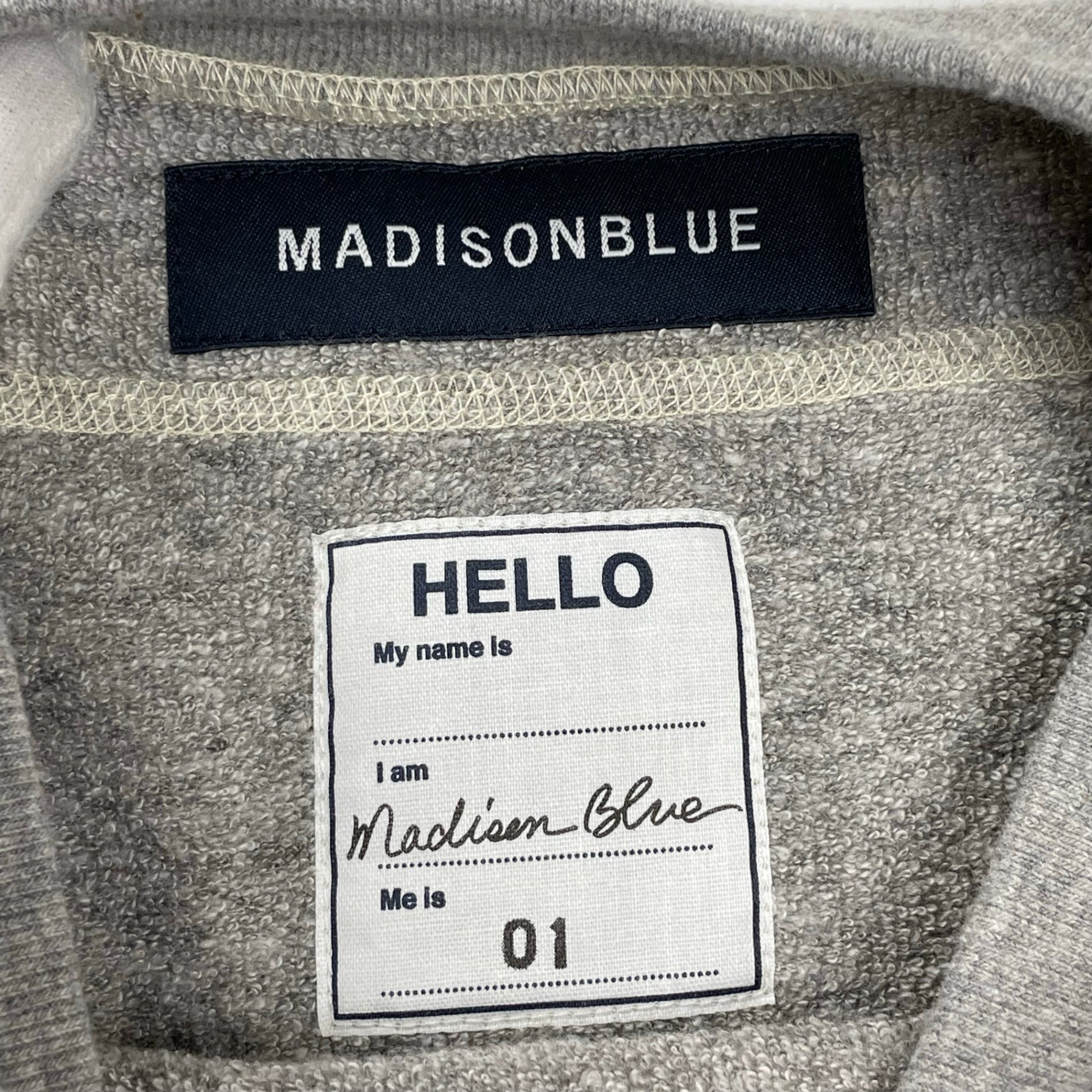 MADISONBLUE マディソンブルー / FOOTBALL TEE SWEAT スウェット 参考定価：53,000+tax  SIZE：01