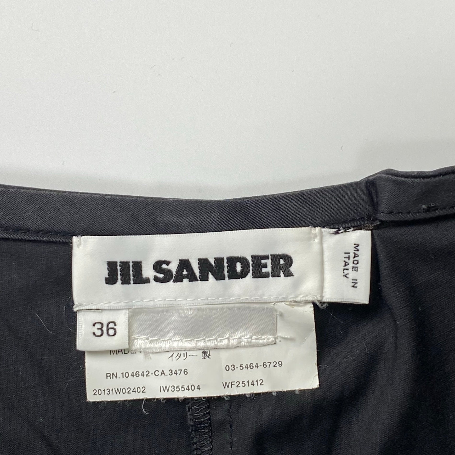 JIL SANDER ジルサンダー / スカートライク ハーフパンツ ショートパンツ ブラック SIZE：36