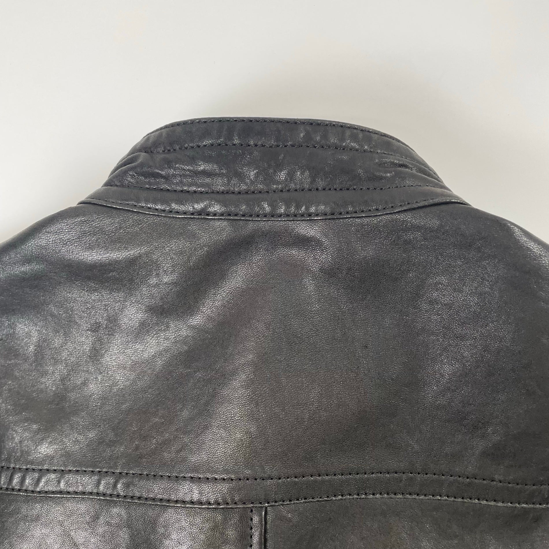 BURBERRY BLACK LABEL バーバリーブラックレーベル / シングルレザーライダースジャケット LUXURY COLLECTION SIZE:L