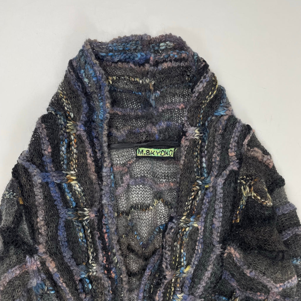 M.&KYOKO / ロングニットカーディガン 参考定価：46,000程度 SIZE:2