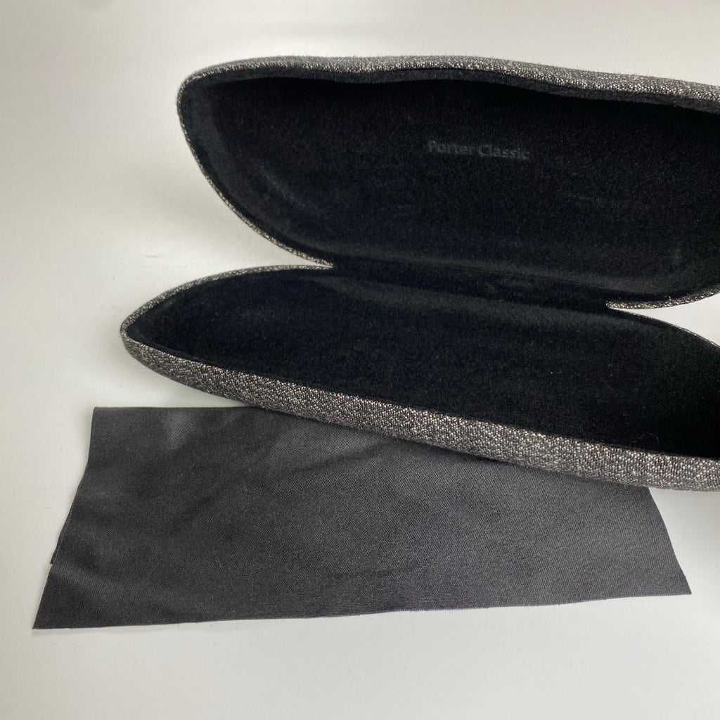 【極美品】　Porter classic × 金子眼鏡 / サーモント型 Smith Rivet Collection 度なしクリアレンズ K18リベット 参考定価：75,000+tax