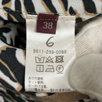 6(ROKU) BEAUTY＆YOUTH ロク ビューティー アンド ユース / ZEBRA PRINT SHIRT 参考定価：17,500+tax SIZE：38