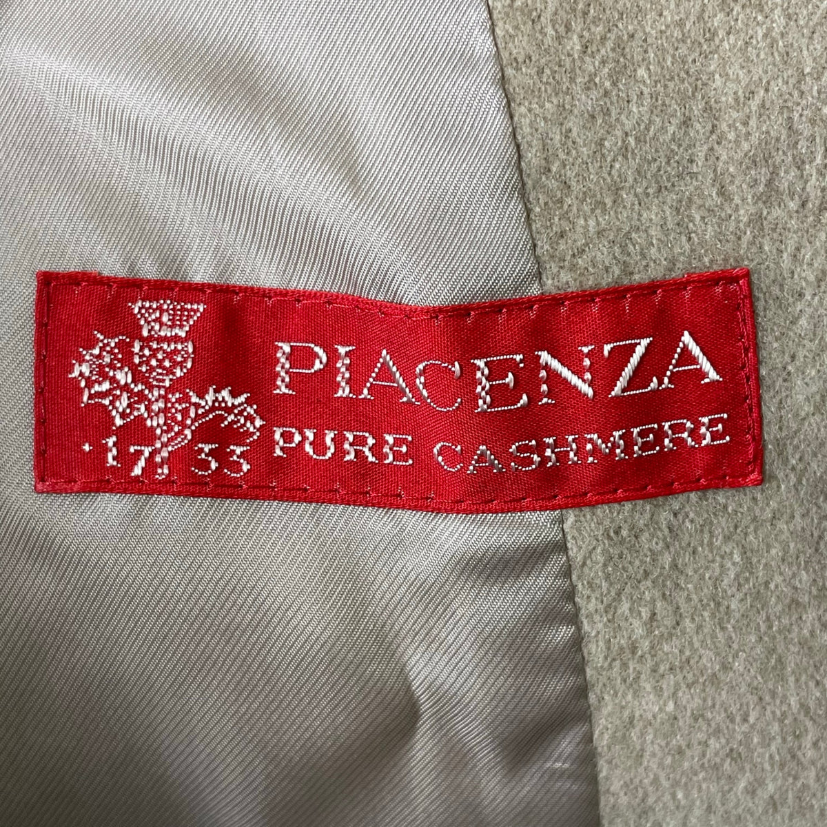 FAIRE LA SAISON / PIACENZAカシミヤ ソフトビッグコート 参考定価：200,000程度 SIZE：42(FREE)