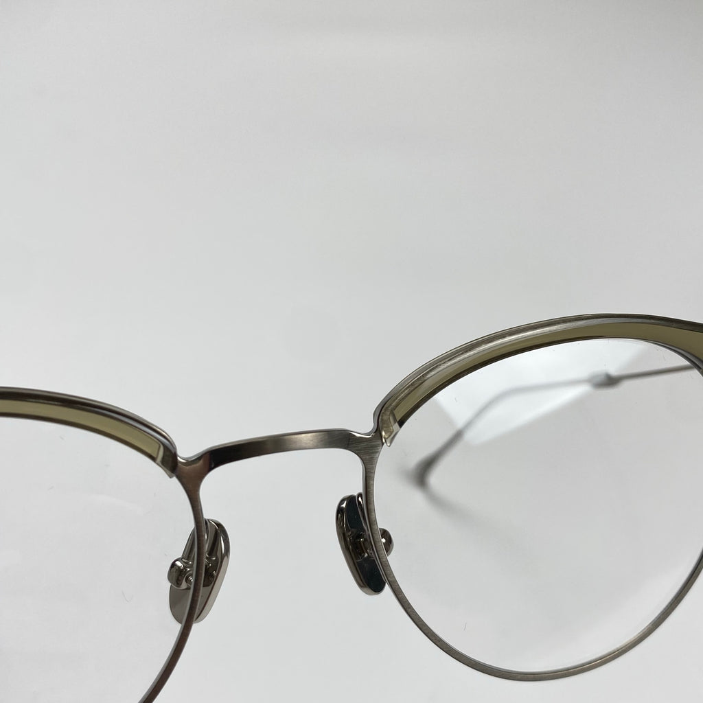 【美品】 ISSEY MIYAKE × 金子眼鏡 / BROW BOSTON Ⅷ ボストン型 クリアアイブロウ 度なしクリアレンズ 参考定価：60,000+tax