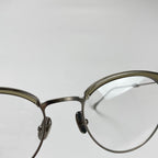 【美品】 ISSEY MIYAKE × 金子眼鏡 / BROW BOSTON Ⅷ ボストン型 クリアアイブロウ 度なしクリアレンズ 参考定価：60,000+tax