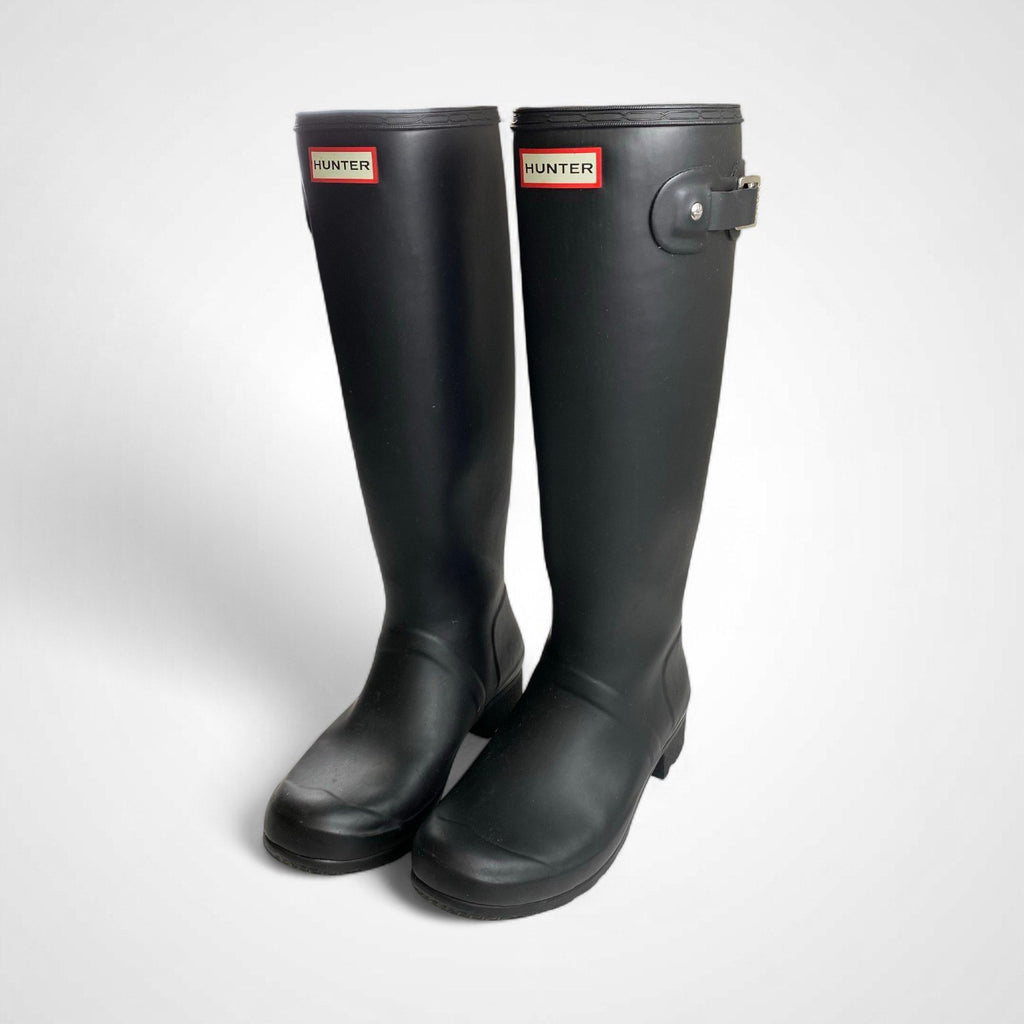 HUNTER ハンター / ロング レインブーツ オリジナル トールブーツ 極美品 箱付 参考定価：24,500+tax UK6(24.5cm)