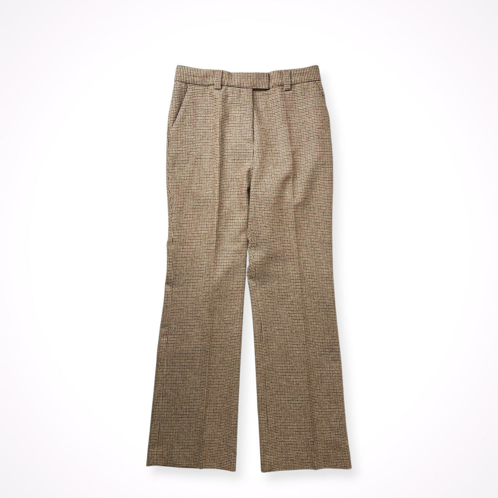 EVERYDAY I LIKE / Slim Flare ハウンドトゥースチェックスラックスパンツ 参考定価：29,000+tax