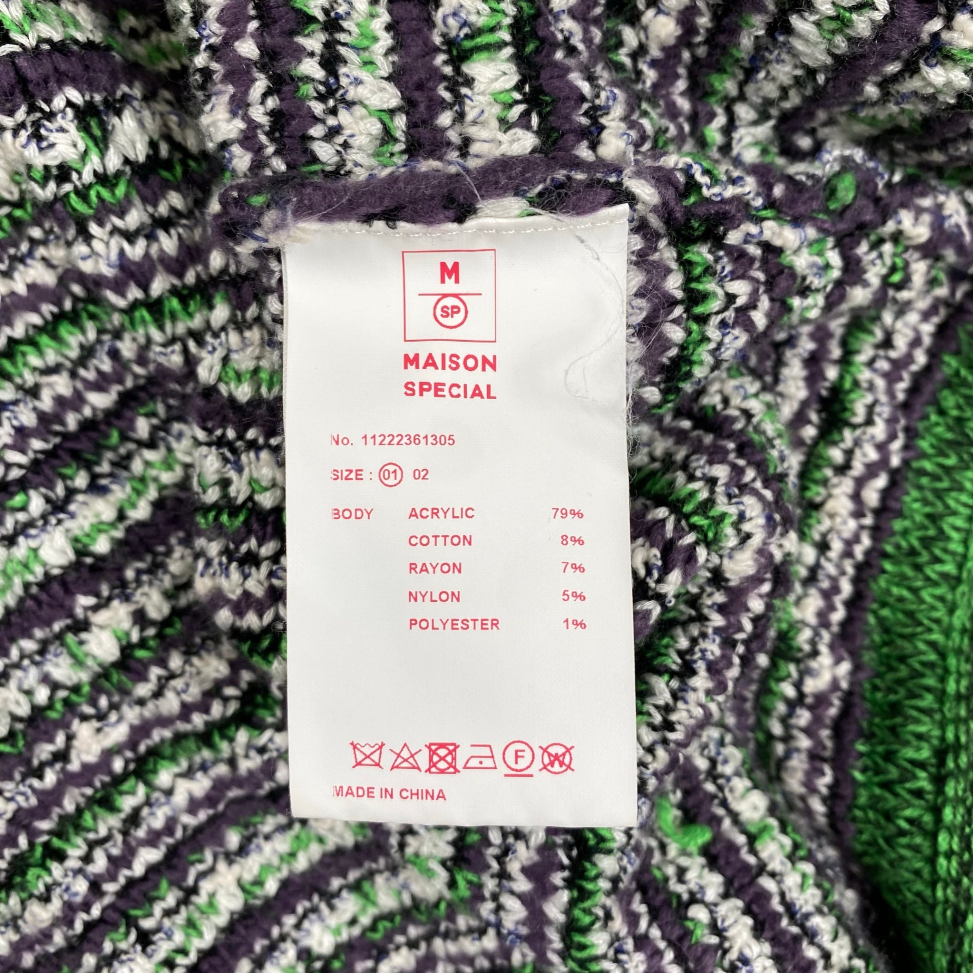 MAISON SPECIAL メゾンスぺシャル / TWEEDYプライムオーバーVネックニットカーディガン ツイード SIZE:01