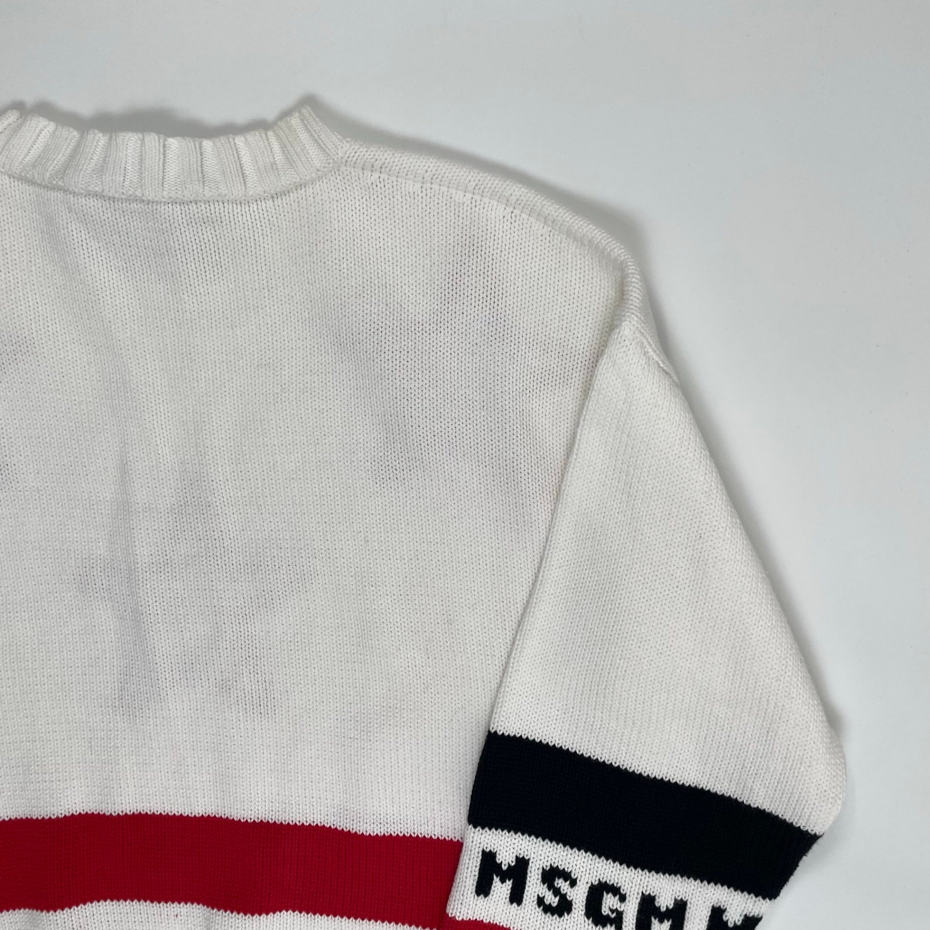 MSGM エムエスジーエム / 11周年記念 スターロゴニット 参考定価：40,000程度 SIZE:M