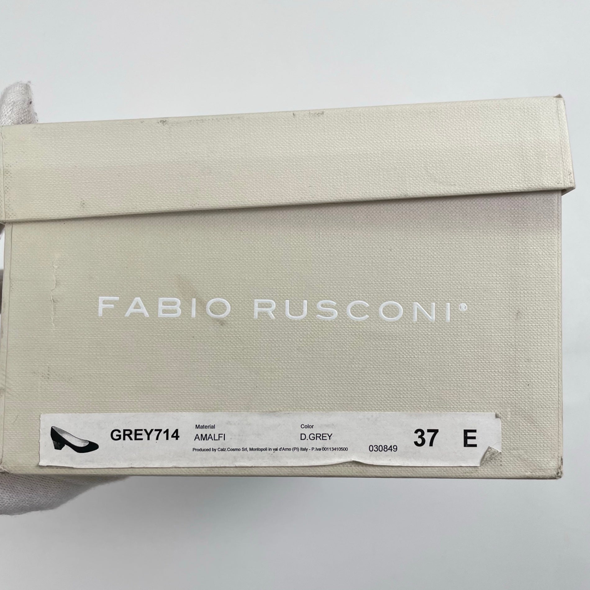 FABIO RUSCONI ファビオ ルスコーニ / チャンキーヒールパンプス 未使用品 参考定価：27,000+tax SIZE:37
